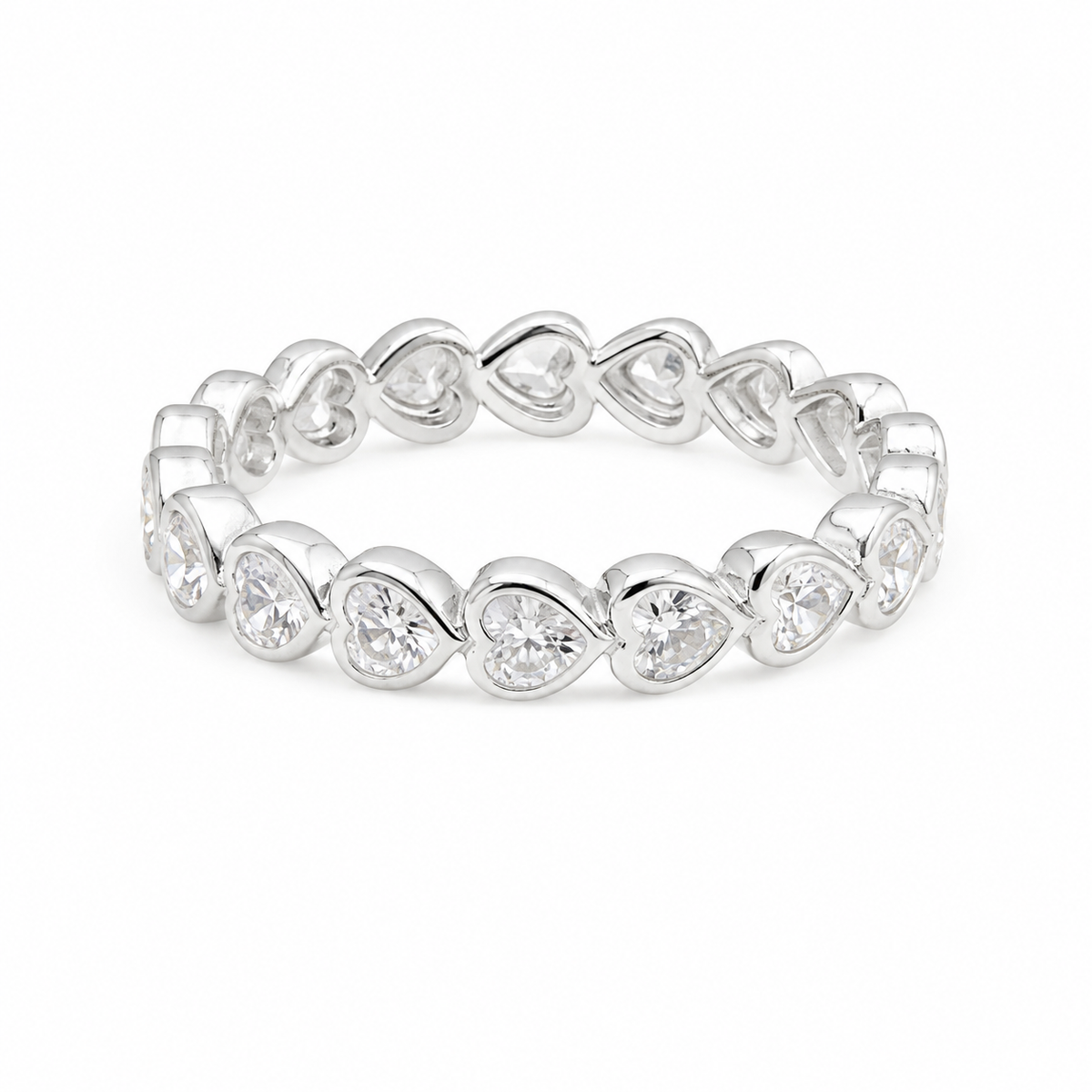 Heart infinity ring 